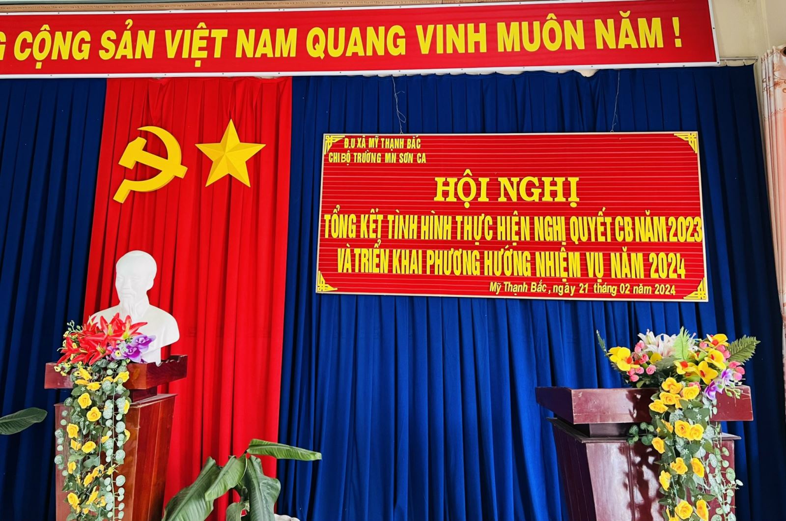 Tổ chức Hội nghị tổng kết tình hình thực hiện Nghị quyết Chi bộ năm 2023 và triển khai phương hướng nhiệm vụ năm 2024